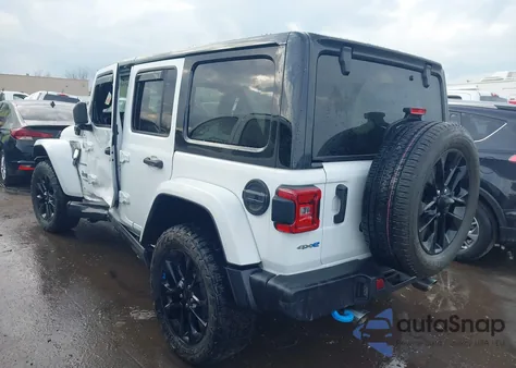 2022 Jeep Wrangler 4Xe Unlimited Sahara 4X4 from USA, damaged, VIN 1C4JJXP66NW152986